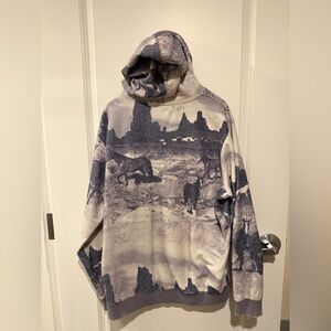 Urban Outfitters BDG horse cowboy hoodie southwestern country hoodie men’s XL